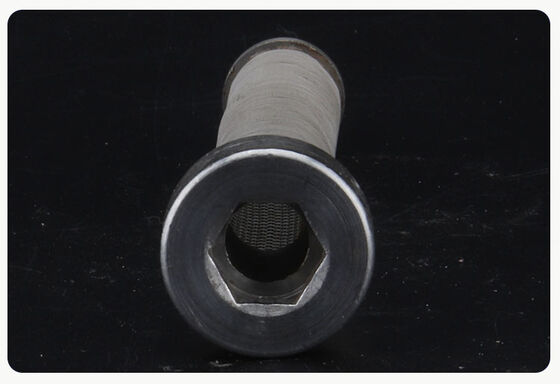 High Dirt Holding Capacity Metallic Filter Element No Fiber Shedding