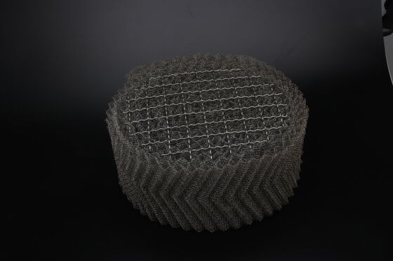 Custom Width And Length Knitted Wire Mesh Excellent Thermal Stability