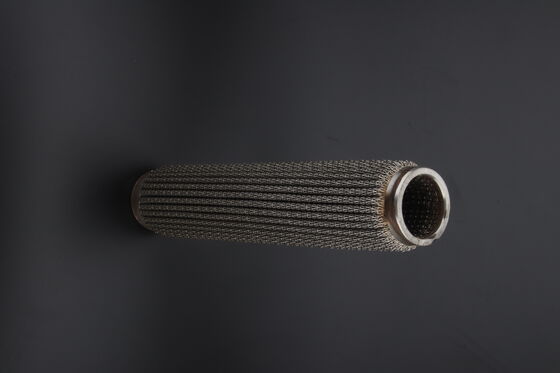 Corrosion Resistant Rustproof Sintered Filter Cartridge Lower Operating Cost