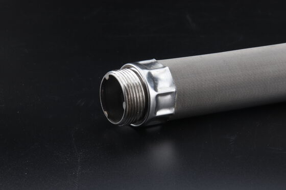 Low Impact On Fluid Purity Sintered Filter Element High Filtration Efficiency