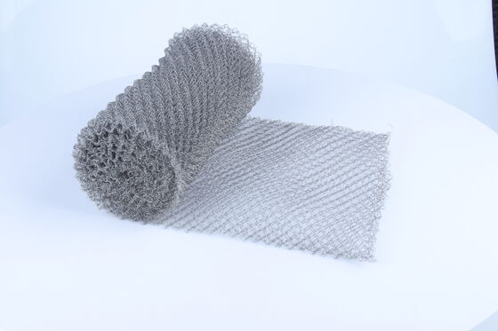 High Purity Filtration Output Knitted Wire Mesh Good Air Permeability