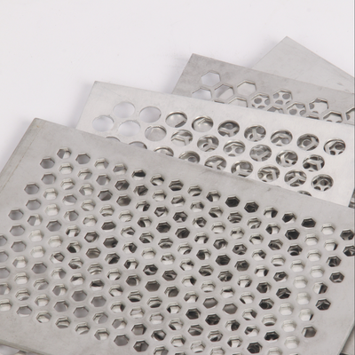 Modular Panel Compatibility Perforated Metal Sheets Wear Resistant Surface