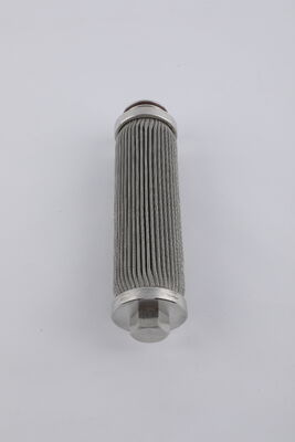 High Flow Rate At Low Differential Pressure Sintered Metal Filter Element No Secondary Pollution