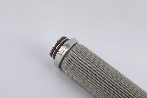 High Flow Rate At Low Differential Pressure Sintered Metal Filter Element No Secondary Pollution