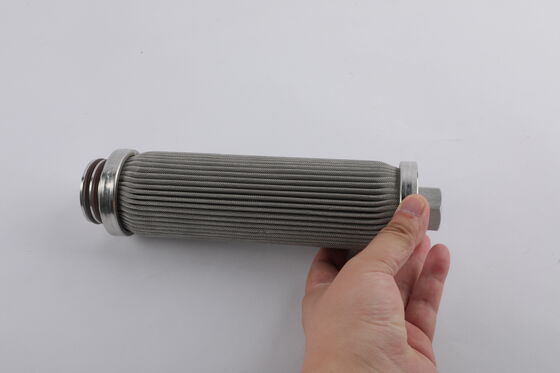 Enclosed‑cap Precision Machining Sintered Filter Cartridge No Media Shedding
