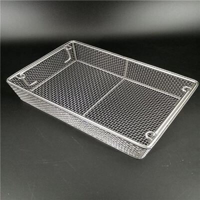 Wire Diameter Customizable Wire Mesh Basket With Handle Design