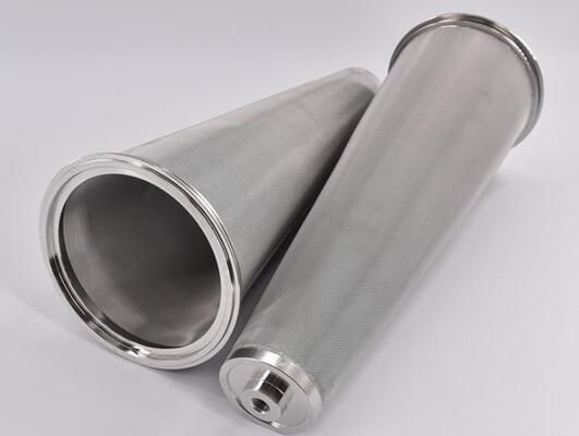 Vibration‑resistant Inner Mandrel Sintered Filter Cartridge No Media Shedding